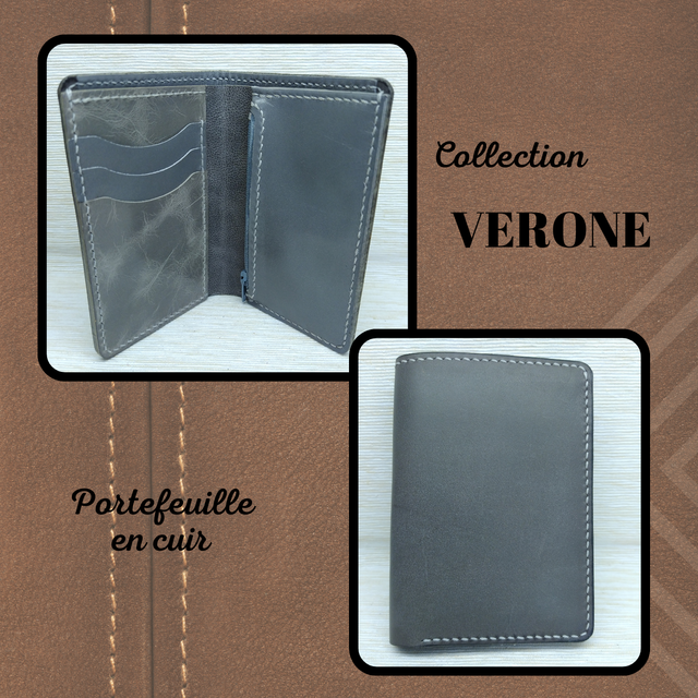 VERONE portefeuille - Gris