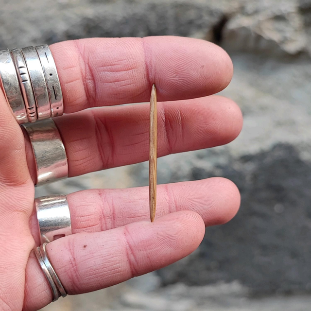 Barre de Piercing pour Nombril en Bois de Chêne