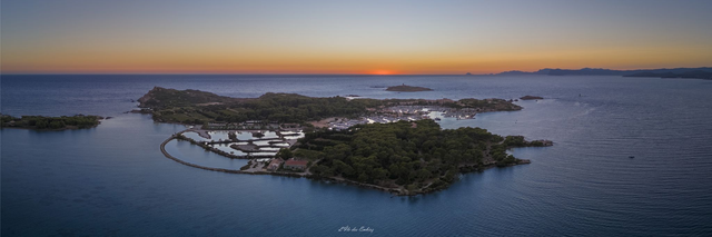 L&#039;Ile des Embiez et son coucher de soleil