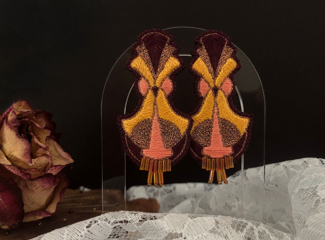 BHAVANI - Jaune/Saumon