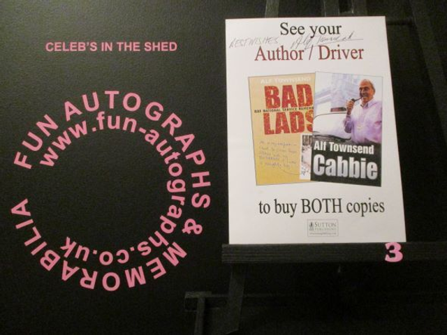 Alf Townsend 'See You Author / Drive To Buy Both Copies' Authentic Autographed Flyer (3)