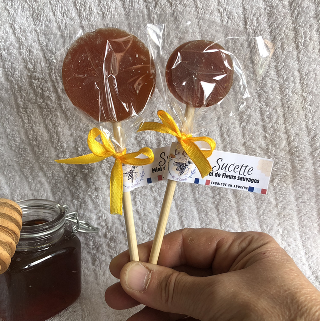 Bonbon SUCETTE au Miel