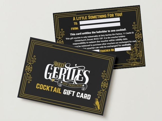 DG Gift Card - One Cocktail (E-voucher)