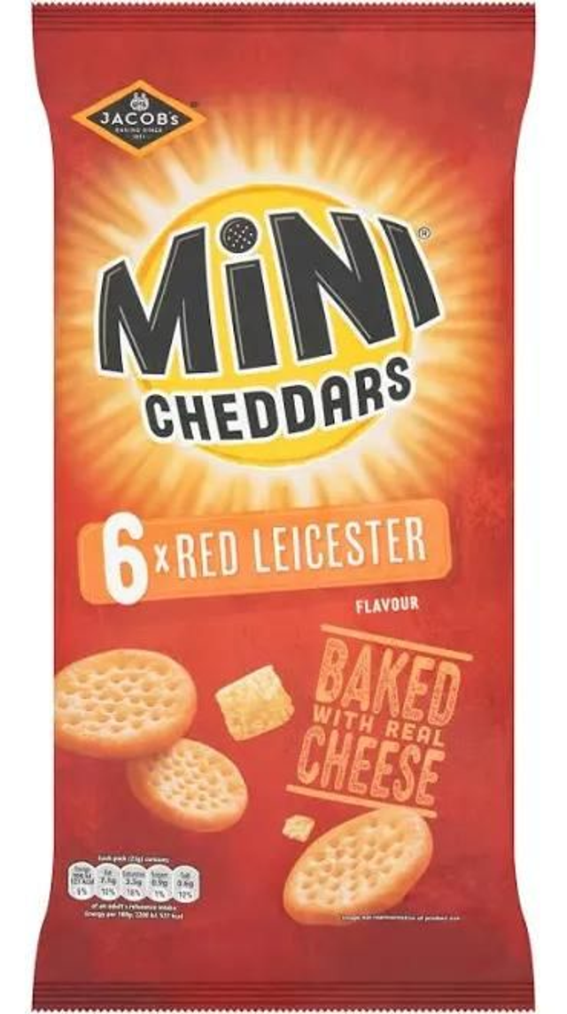 Mini Cheddars Red Leicester 6 Pack