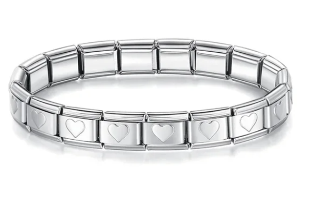 Brazalete Italiano Corazones