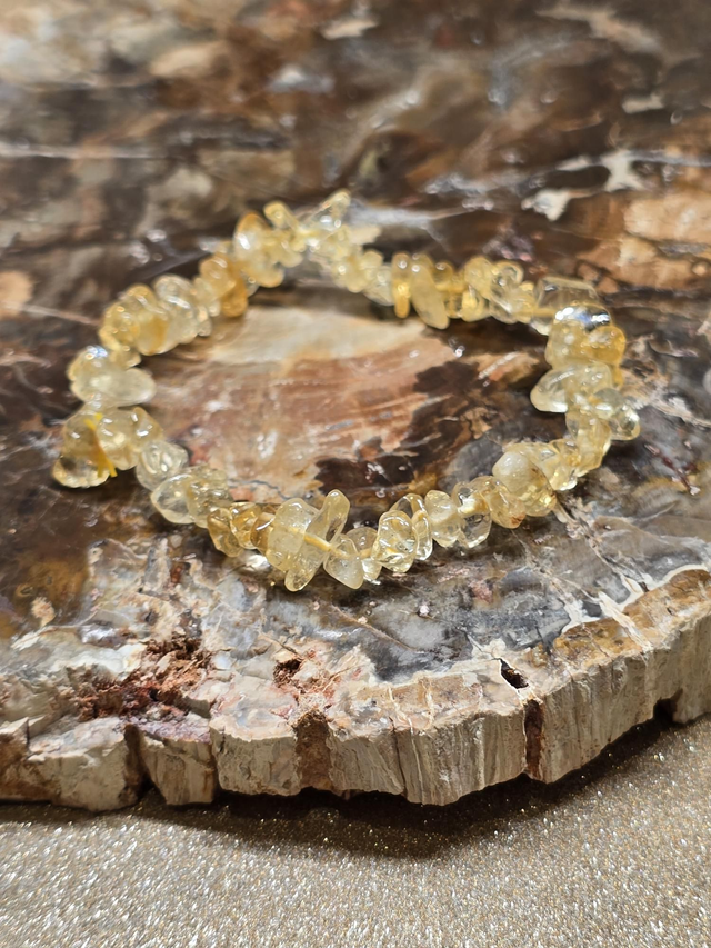 Bracelet baroque Citrine
