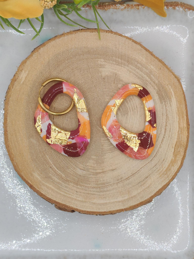 Perla Nova bordeaux orange rose réversible 