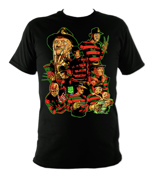Freddy Krueger Collage T-shirt 