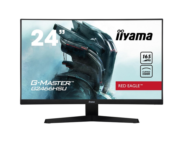 iiyama G-Master Red Eagle G2466HSU-B1 23.6" Full HD VA FreeSync 165Hz Curved Gaming Monitor 
