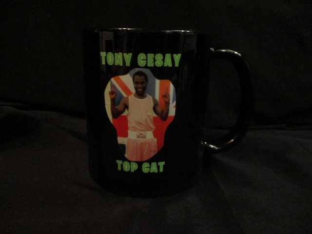 Tony Cesay Black Mug (ABA Champion Boxer) #Tony Cesay Top Cat