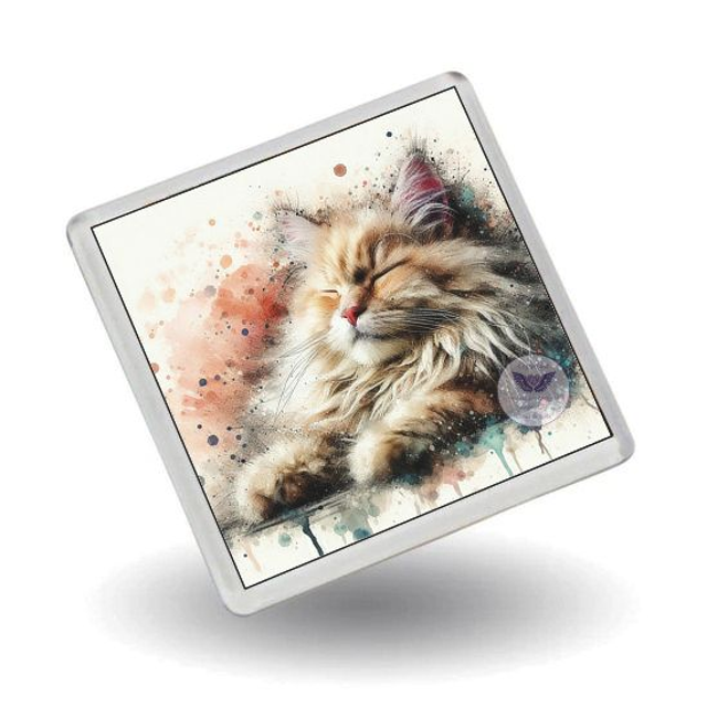 Artistic cat print Fridge Magnet (C24)