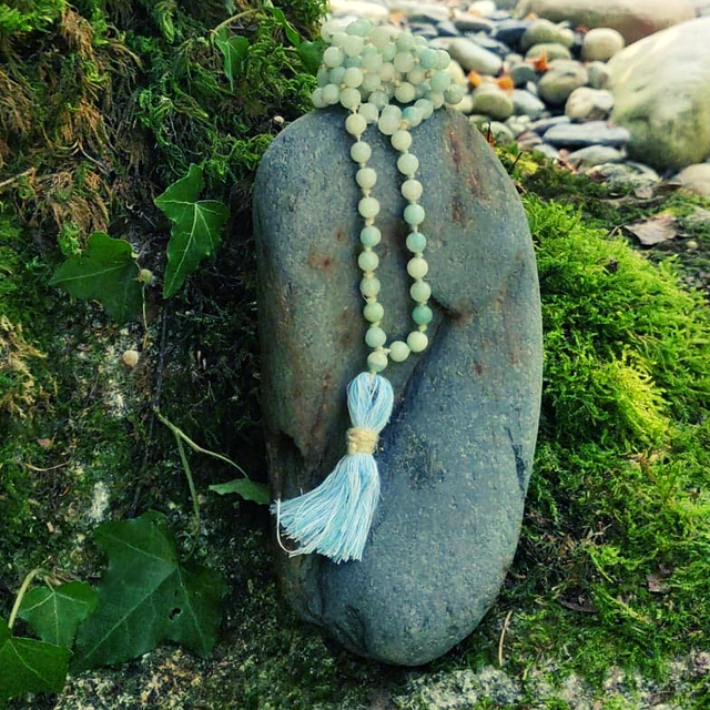 Amazonite Malas 108 Perles 6 mm