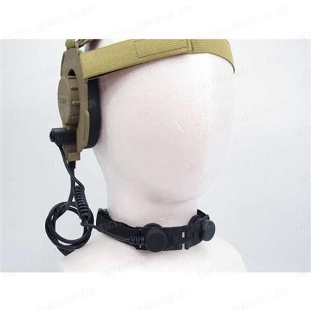 WZ033 BK Tactical throat mic