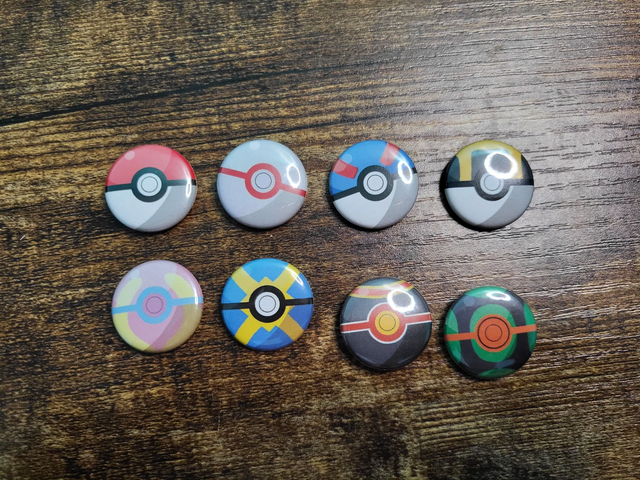 Pokeball Badges
