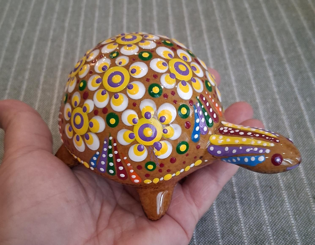 Grande tortue mandala