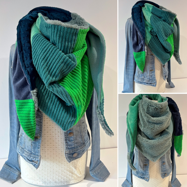 Maxi Chèche Double Patchwork 342