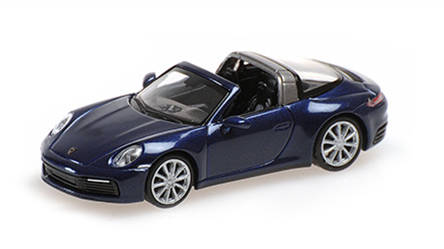 Porsche 911 Targa 4 (992) 2020 Blau met. Minichamps 1:87