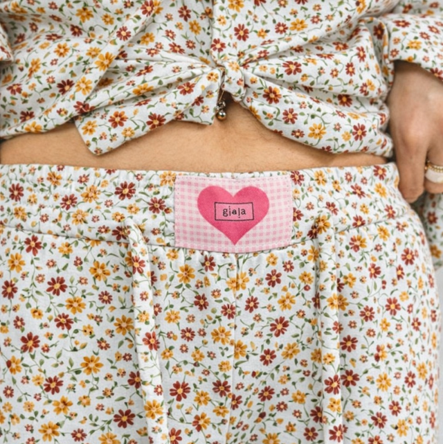 PRE ORDINE Pigiama cotone fiori