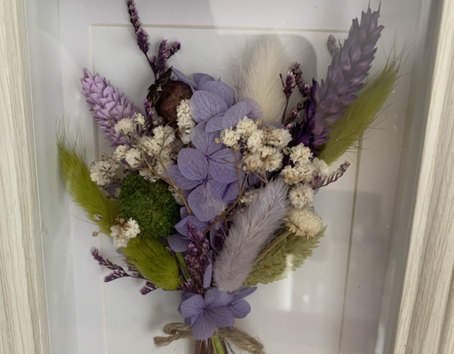 Cadre photo fleuri