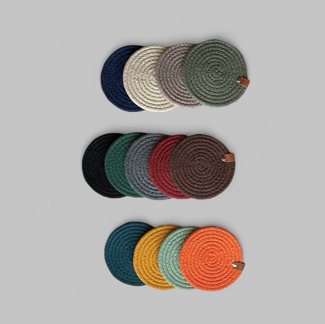 Dessous de verre uni à l&#039;unité