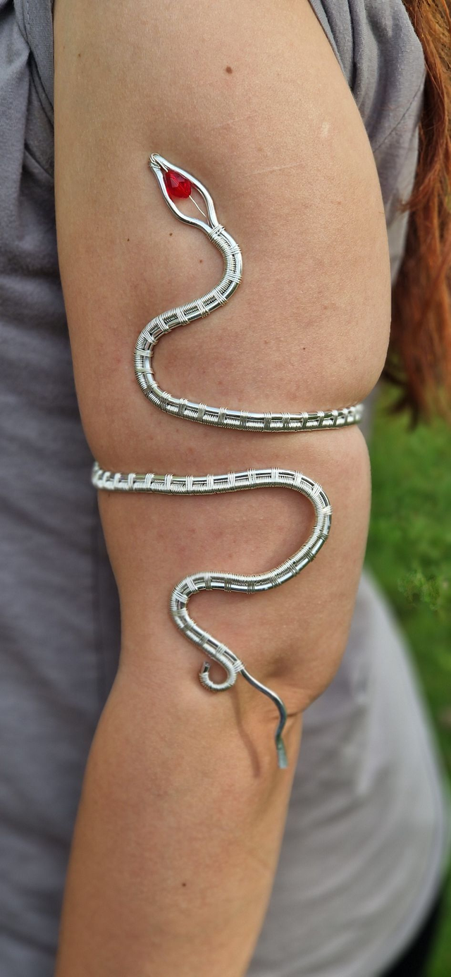 Armmanschette Schlange    Armreif, Oberarmreif, Armband