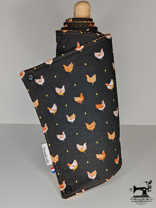 Essuie-tout "POULES NOIRES"