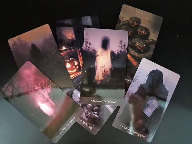 Ominous Oracle: a spooky deck for the Halloween season * by Lida Pavlova & Khvost