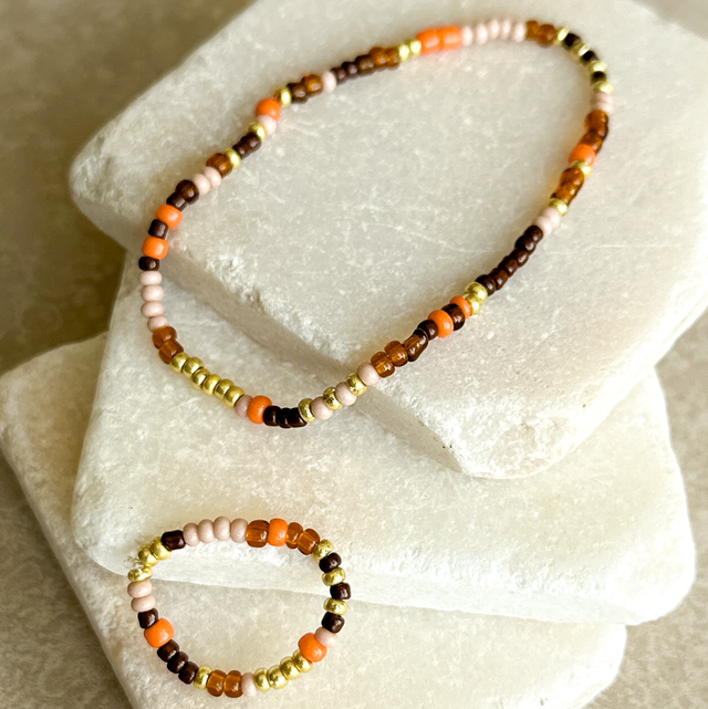 Herbst - Herbstglanz Perlenschmuck 