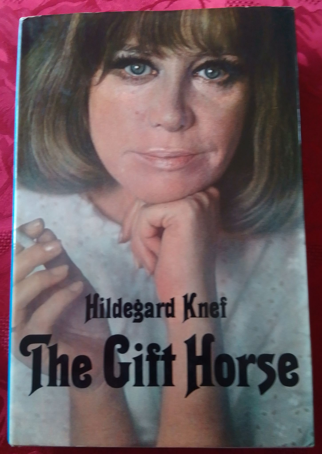 THE GIFT HORSE by Hildegard Knef - Signed 1st Edition Autobiography of this German Actress.  ISBN 0233963294