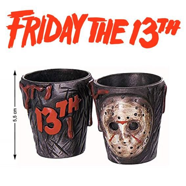 PACK De 2 Vasos Chupitos VIERNES 13