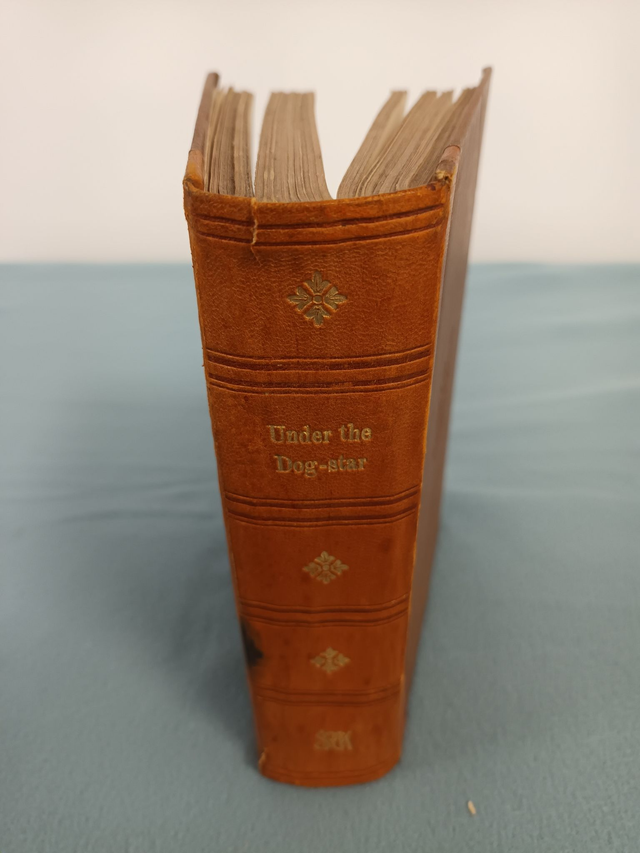 UNDER THE DOG-STAR. A TALE OF THE BORDERS. BY AUSTIN CLARE. PUBLISHED 1895 BY SOCIETY FOR THE PROMOTING CHRISTIAN KNOWLEDGE