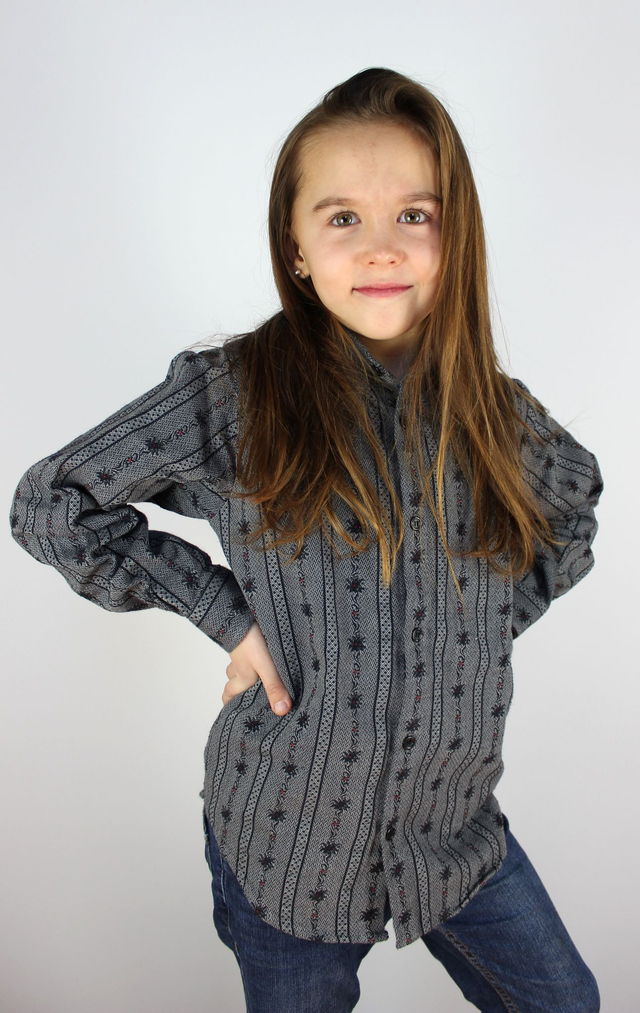 Chemise Enfant Anthracite
