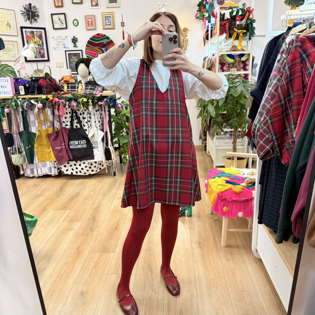 Scamiciata Tartan Rossa 