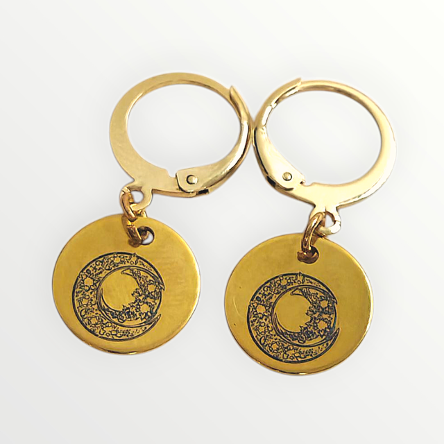boucles d'oreilles Luna mandala