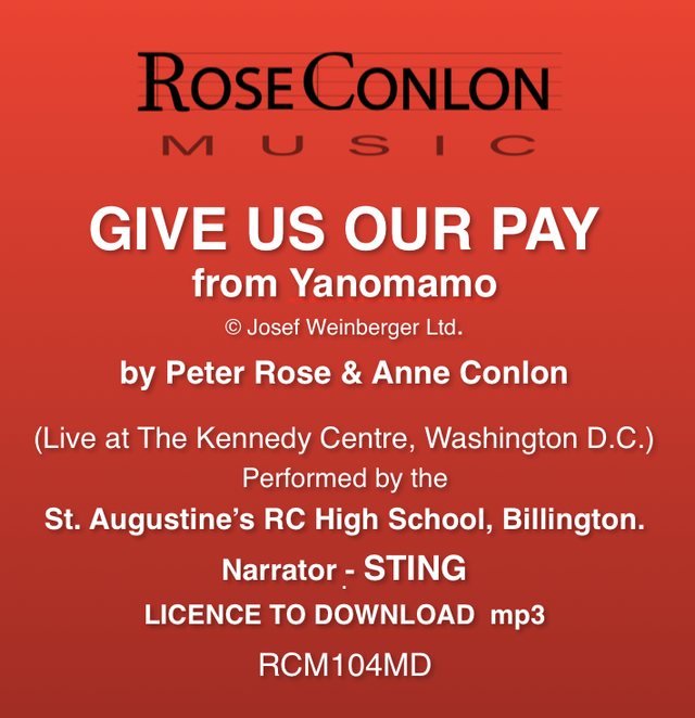 Give Us Our Pay RCM104MD from Yanomamo in Washington (by Peter Rose &amp; Anne Conlon)