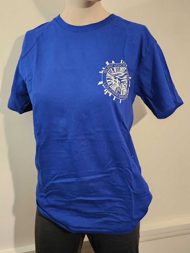 Hashtek23 T-shirt (Explosion), blue, size S