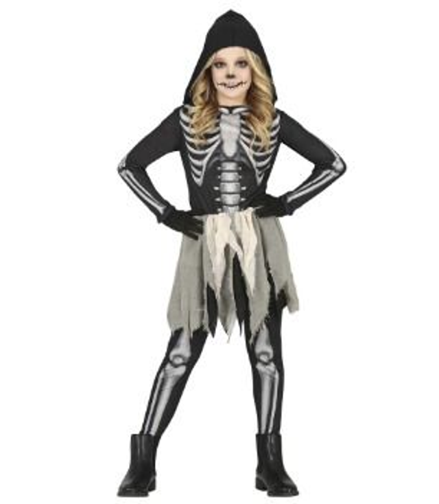 HALLOWEEN ,  77679 WORN SKELETON, INFANTILE, 7 / 9  ANN (1)