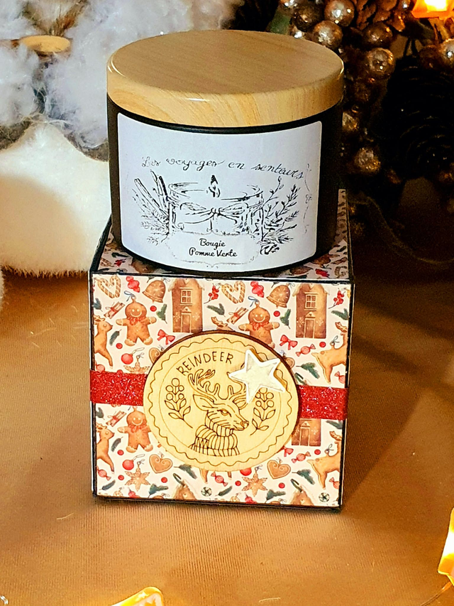 Bougie Pomme Verte (Rose)