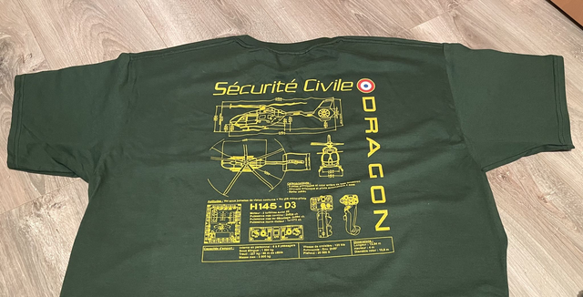 T-shirt H145 Vert Olive