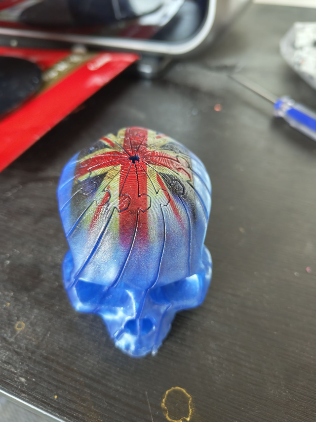 Spiral Skull – Personalised UV Graphics – UK Made