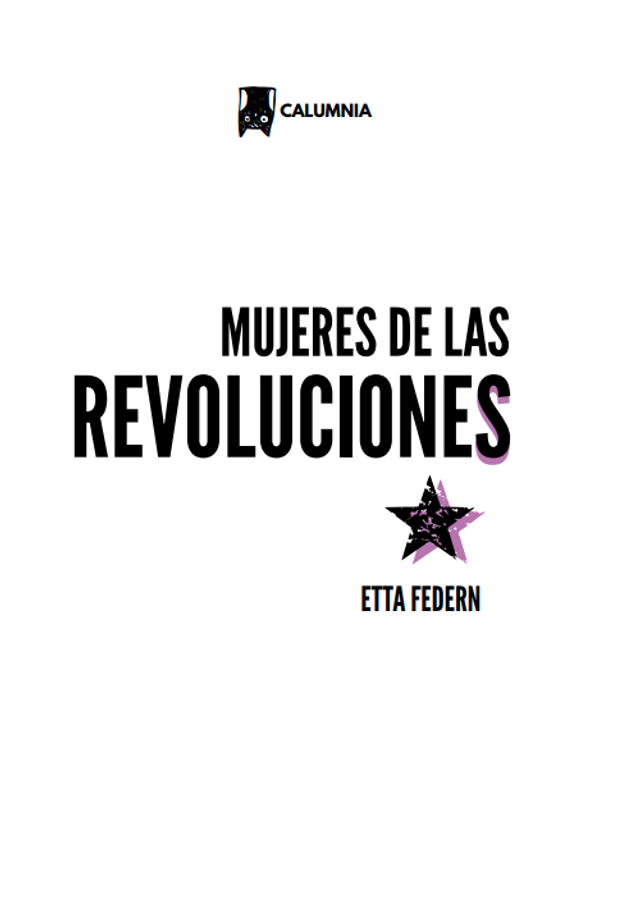 Mujeres de las revoluciones - Etta Federn