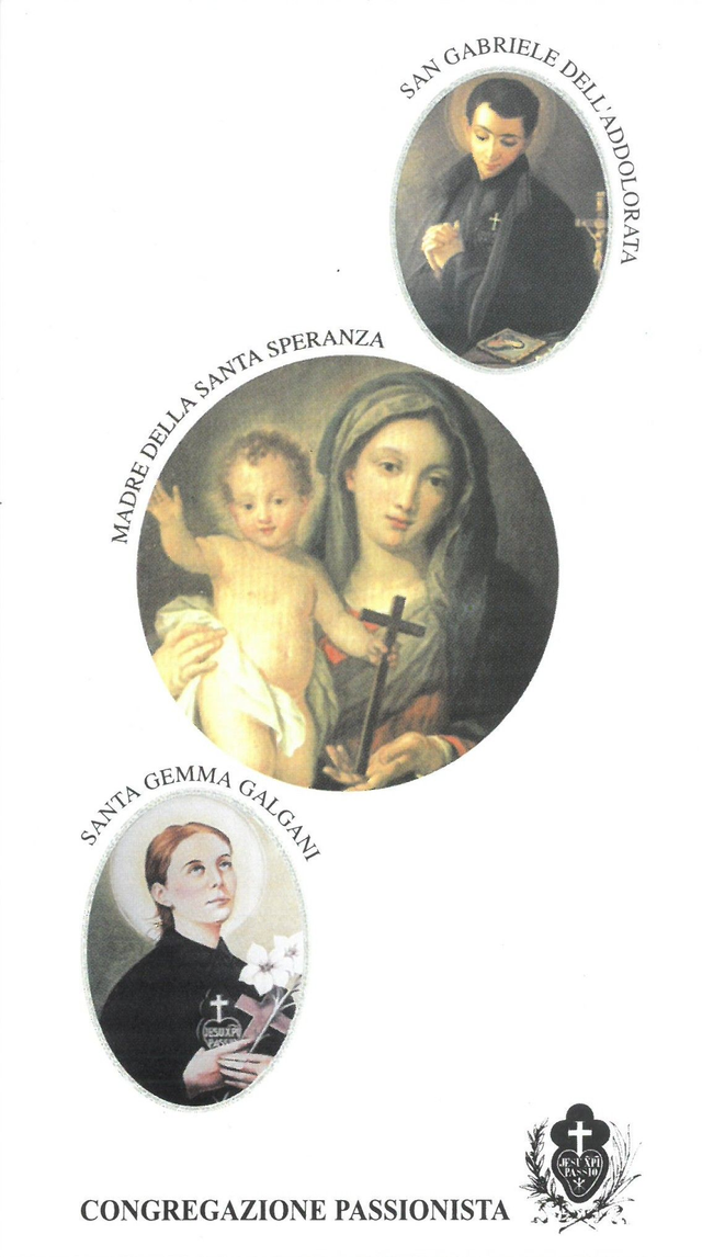 Santino Congregazione Passionista