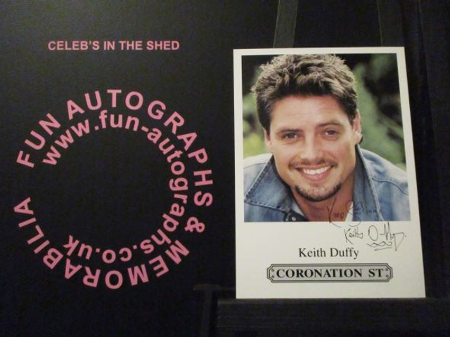 Keith Duffy (Ciaran McCarthy) Original Coronation Street Pre-Print Cast Card