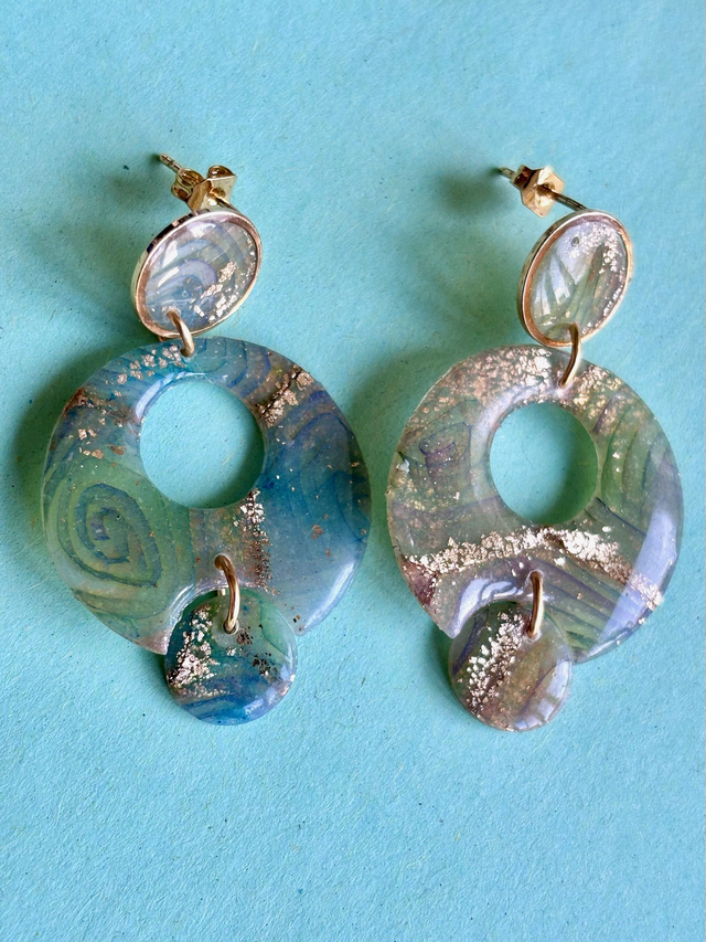 Boucles « Lagune étoilée »