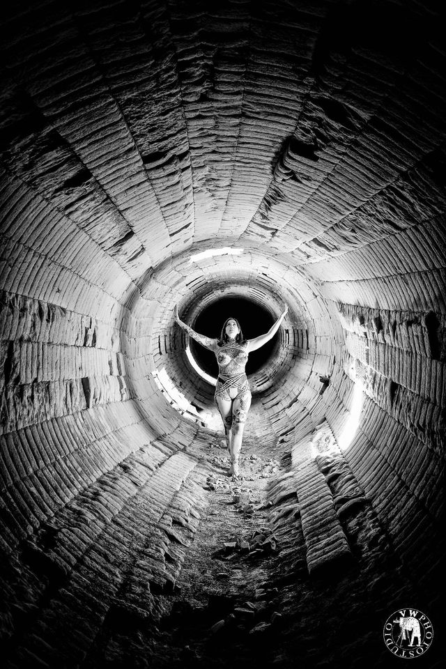 "Le Tunnel" Tirage Fine Art sur Alu-Dibond 30x45cm