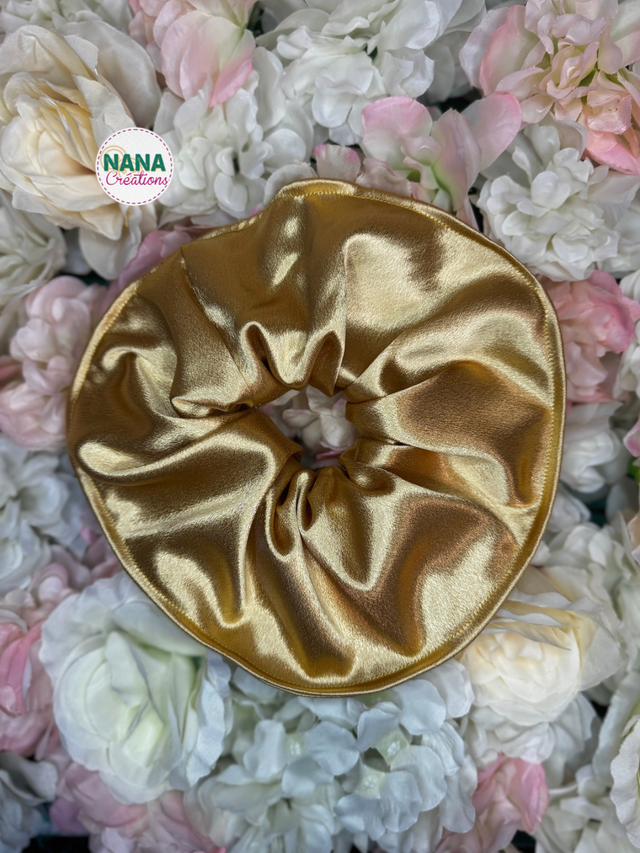 Chouchou Satin - Modèle Fleur - Lumière – Fait main