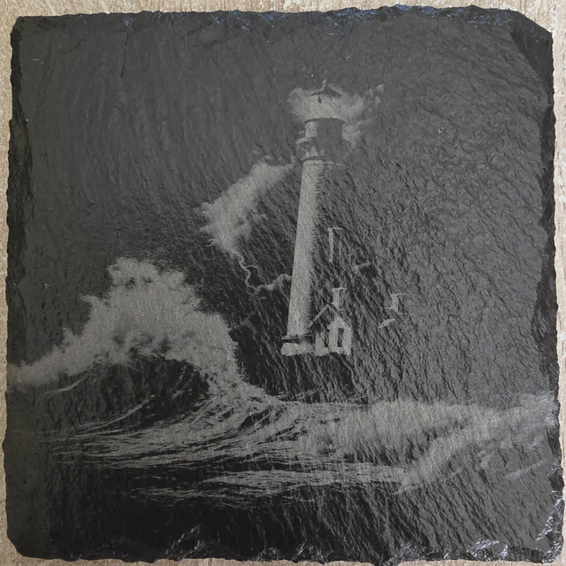 Scène spectaculaire de phare côtier