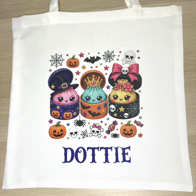 Dumpling halloween tote bag