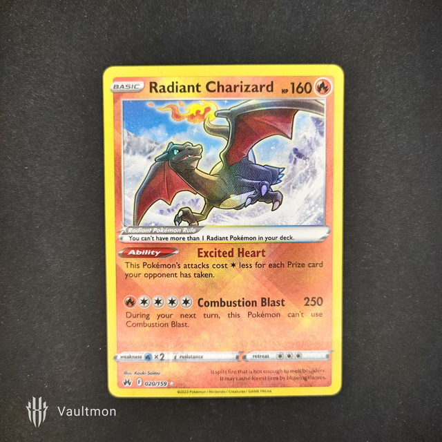 Radiant Charizard 020/159 Crown Zenith SWSH