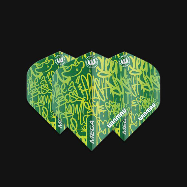 Winmau Mega Standard Flight Green 5023231015716